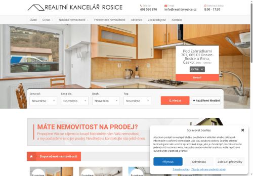 Zobrazit webové stránky Realitní kancelář Rosice