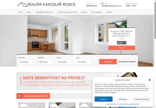 Zobrazit webové stránky Realitní kancelář Rosice