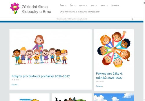 Zobrazit webové stránky Základní škola Klobouky u Brna