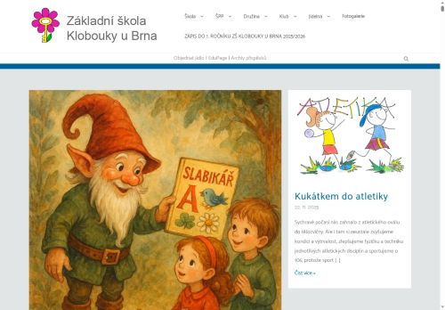 Zobrazit webové stránky Základní škola Klobouky u Brna