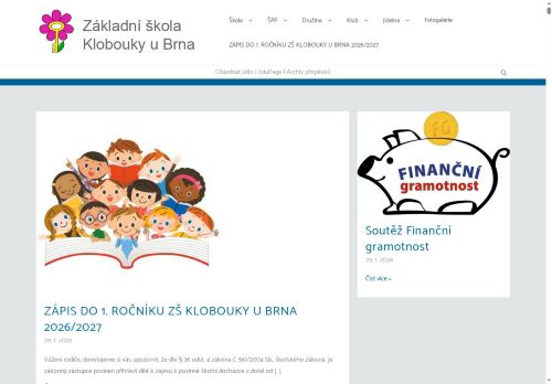 Zobrazit webové stránky Základní škola Klobouky u Brna