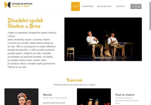 Zobrazit webové stránky Divadelní spolek Slavkov u Brna