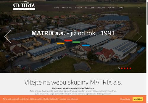 MATRIX a.s. nabízí práci na pozici Obchodní zástupce oken a dveří v obci Kolín