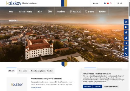 Město Holešov nabízí práci na pozici referent/ka Odboru sociálních věcí a zdravotnictví, výkon agendy sociálně-právní ochrany dětí v obci Holešov