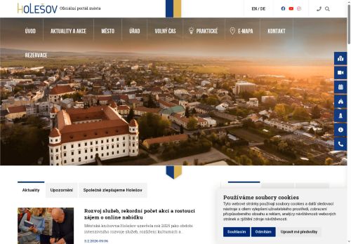 Město Holešov nabízí práci na pozici referent / referentka Odboru správy majetku v obci Holešov