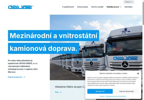 Zobrazit webové stránky CROSS SPEED, s.r.o., CZ