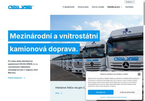 Zobrazit webové stránky CROSS SPEED, s.r.o., CZ
