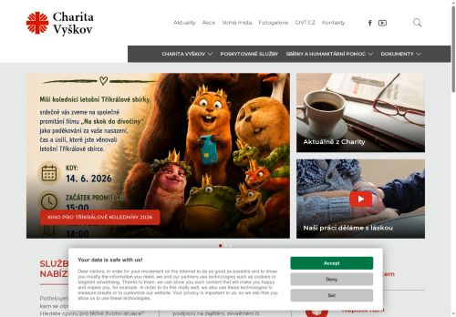 Zobrazit webové stránky Charita Vyškov