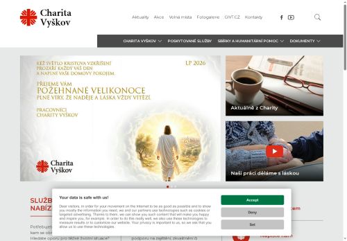 Zobrazit webové stránky Charita Vyškov