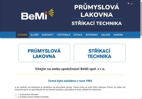 BeMi, spol. s r.o. nabízí práci na pozici Přípravář - brusič v obci Bystřice pod Hostýnem