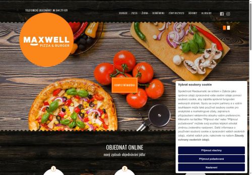 Zobrazit webové stránky Restaurant a Pizzerie Maxwell