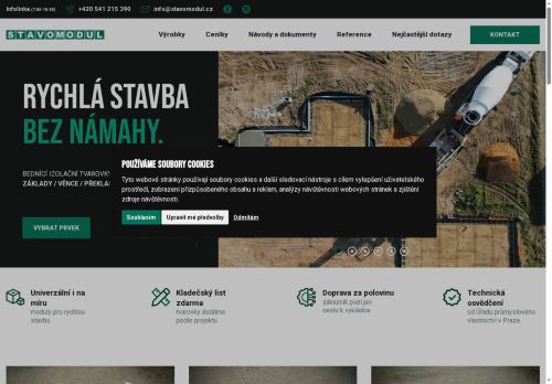 STAVOMODUL s.r.o. nabízí práci na pozici Všeobecní účetní (m/ž) v obci Čebín