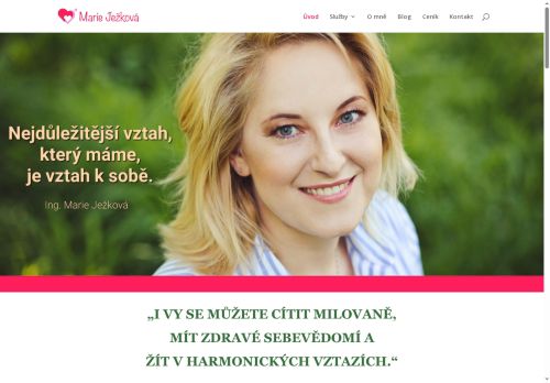 Zobrazit webové stránky Ing. Marie Ježková – transformační koučování
