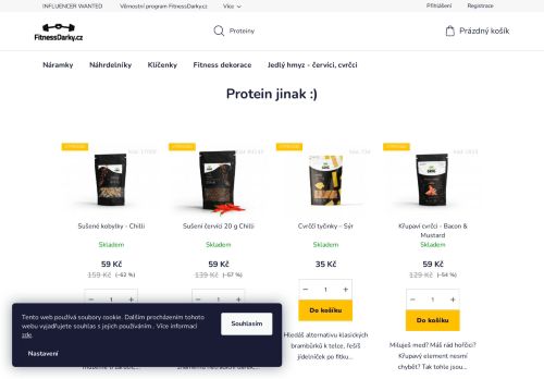 Zobrazit webové stránky FitnessDarky.cz – reprezentuj svůj životní styl!