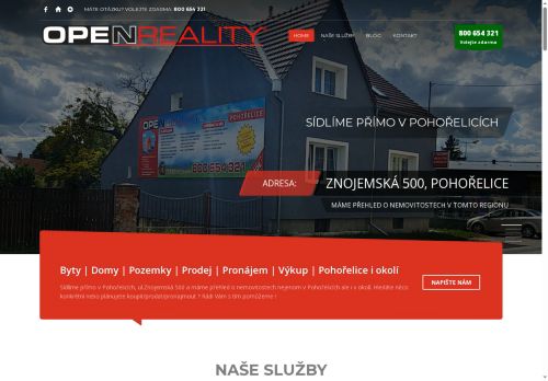 Zobrazit webové stránky OPENREALITY Pohořelice
