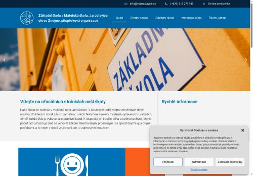Základní škola a Mateřská škola, Jaroslavice, okres Znojmo nabízí práci na pozici Učitel(ka) na 2. stupni ZŠ v obci Jaroslavice