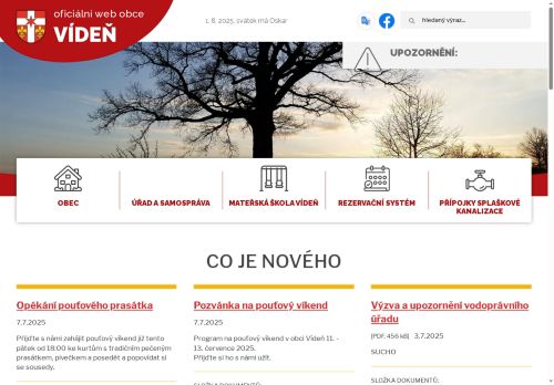 Zobrazit webové stránky Obecní úřad Vídeň