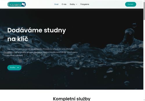 Webové stránky ENVIREX, spol. s r.o., Nové Město na Moravě