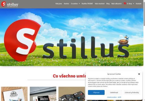 Webové stránky STILLUS s.r.o., Břeclav