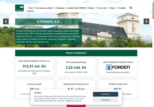 eFi Palace, s.r.o. nabízí práci na pozici Recepční v obci Brno