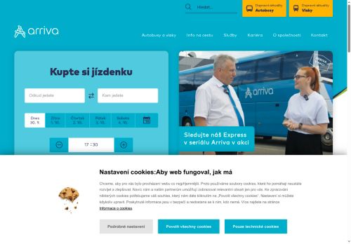 ARRIVA STŘEDNÍ ČECHY s. r. o. nabízí práci na pozici Řidiči autobusu v obci Mladá Boleslav