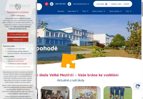 Základní škola Velké Meziříčí, Školní 2055, příspěvková organizace nabízí práci na pozici uklízeč/ka v základní škole v obci Velké Meziříčí