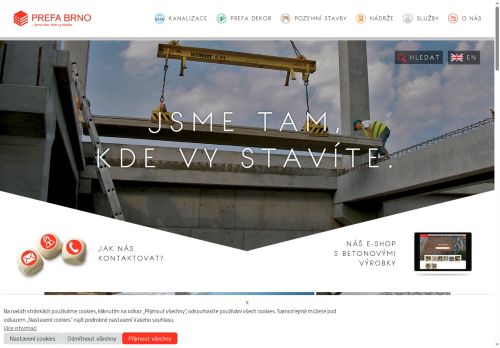 Prefa Brno a.s. nabízí práci na pozici Dělník do železobetonářské výroby (m/ž) v obci Kuřim