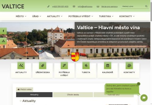 Zobrazit webové stránky Městský úřad Valtice