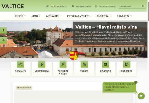 Zobrazit webové stránky Městský úřad Valtice