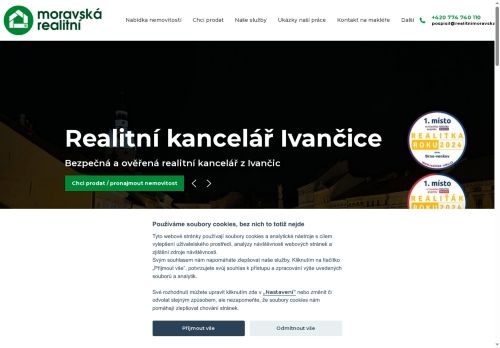 Zobrazit webové stránky Realitní kancelář Ivančice - Realitní Moravská