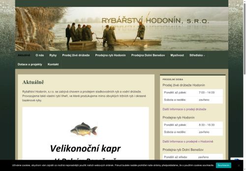 Zobrazit webové stránky Rybářství Hodonín, s.r.o.