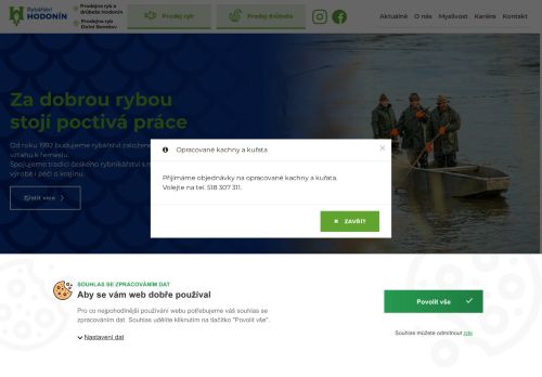 Zobrazit webové stránky Rybářství Hodonín, s.r.o.