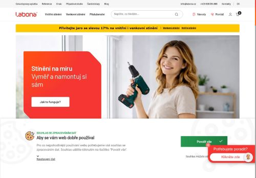 Webové stránky Labona s.r.o. - ISOTRA HOLDING a.s., Rosice