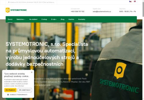 SYSTEMOTRONIC, s.r.o. nabízí práci na pozici CNC OBRÁBĚČ / OBRÁBĚČKA v obci Žďár nad Sázavou