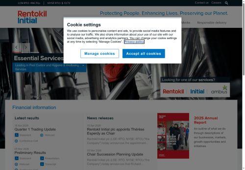Rentokil Initial s.r.o. nabízí práci na pozici FP&A Analyst - Anaplan Model Builder v obci Hořovice
