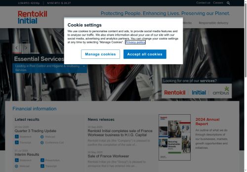 Rentokil Initial s.r.o. nabízí práci na pozici FP&A Analyst - Anaplan Model Builder v obci Hořovice