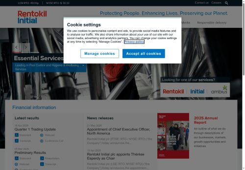 Rentokil Initial s.r.o. nabízí práci na pozici FP&A Analyst - Anaplan Model Builder v obci Hořovice