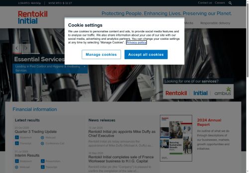 Rentokil Initial s.r.o. nabízí práci na pozici FP&A Analyst - Anaplan Model Builder v obci Hořovice