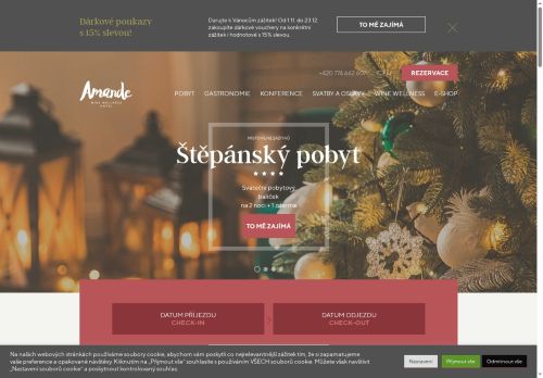 Zobrazit webové stránky Wine Wellness Hotel Amande