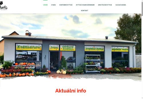 Zobrazit webové stránky Květinářství Iveta