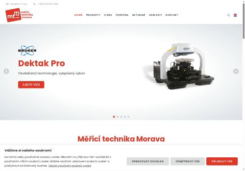 Zobrazit webové stránky Measurement Technic Moravia Ltd.