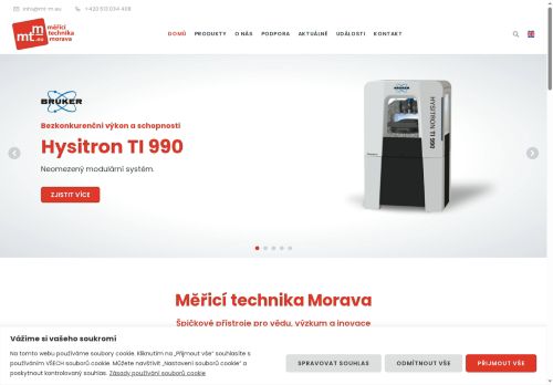 Zobrazit webové stránky Measurement Technic Moravia Ltd.