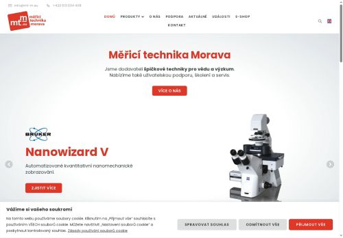 Zobrazit webové stránky Measurement Technic Moravia Ltd.