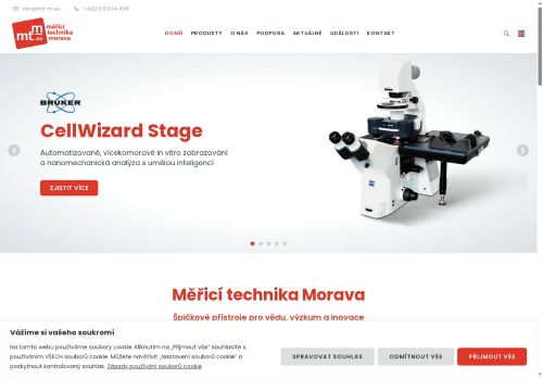 Zobrazit webové stránky Measurement Technic Moravia Ltd.