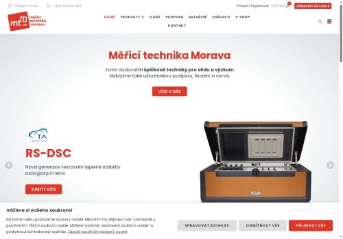 Zobrazit webové stránky Measurement Technic Moravia Ltd.