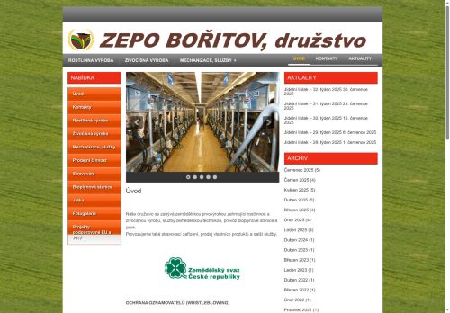 ZEPO Bořitov, družstvo nabízí práci na pozici vedoucí provozu jatek (m/ž) v obci Bořitov