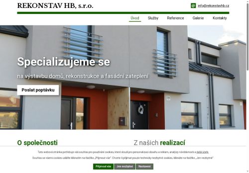 REKONSTAV HB, s.r.o. nabízí práci na pozici STAVEBNÍ DĚLNÍK, ZEDNÍK (M/Ž) v obci Jaroměřice nad Rokytnou