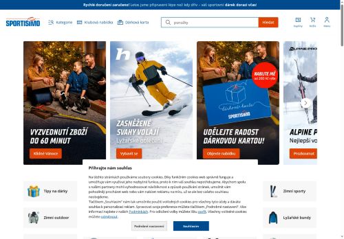 Zobrazit webové stránky SPORTISIMO Vyškov