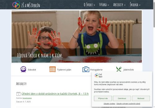 Základní škola a Mateřská škola, Deblín, okres Brno-venkov, příspěvková organizace nabízí práci na pozici Učitel/ka v MŠ v obci Deblín