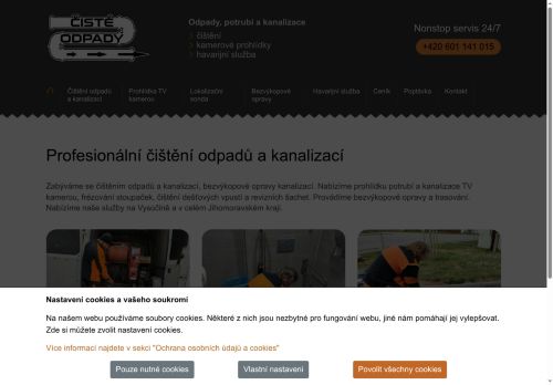 Zobrazit webové stránky Čisté odpady – Andrea Mašková